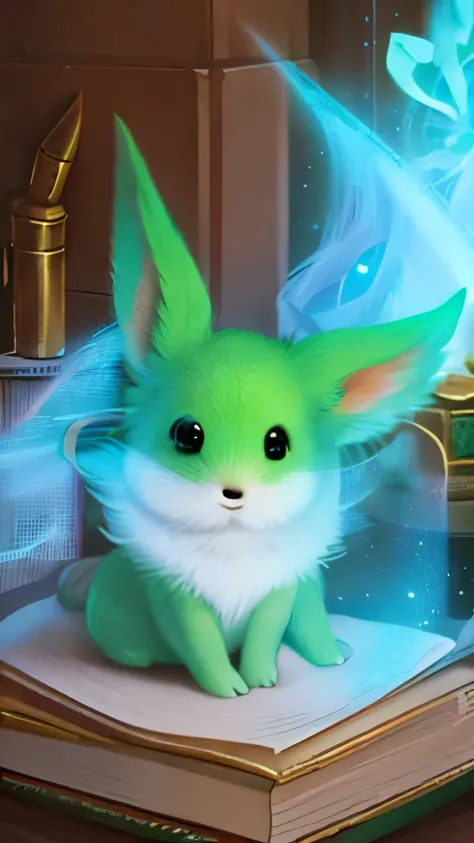 fantasy, emerald carbuncle, Small animals, Creates a barrier that reflects magic