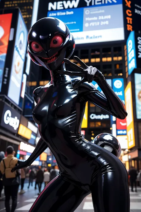 CRAZY WEIRD ALIEN IN NEW YORK 