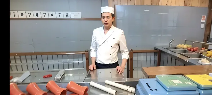 Japanese man, chef