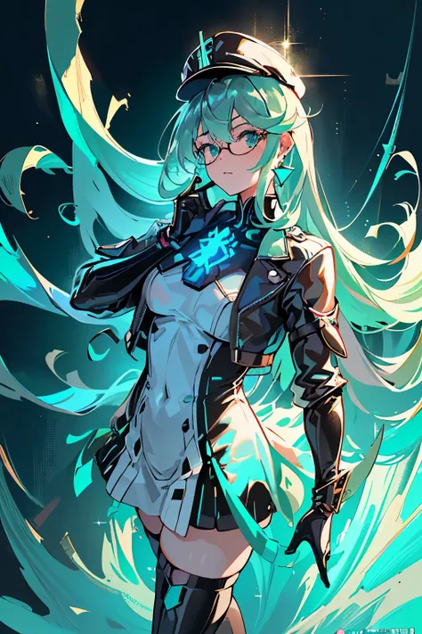 Anime, Girl, (((1girl))), (((Waifu, Xenoblade Chronicles 2, Pneuma Waifu))), (((Seafoam Green Hair, Long Hair))), ((Seafoam Green Eyes eyes:1.3, Upturned Eyes: 1, Perfect Eyes, Beautiful Detailed Eyes, Gradient eyes: 1, Finely Detailed Beautiful Eyes: 1, S...