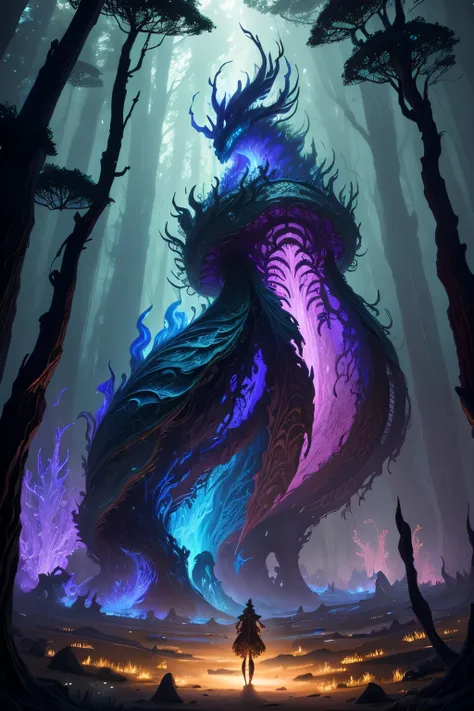 (best quality,4k,highres,masterpiece:1.2),cohesive,welldetailed and unique image,d&d monster mushroom,game design,illustration,3D rendering,vibrant colors,fantastic creature,magical environment,dark and mysterious,glowing fungus,giant size,majestic presenc...