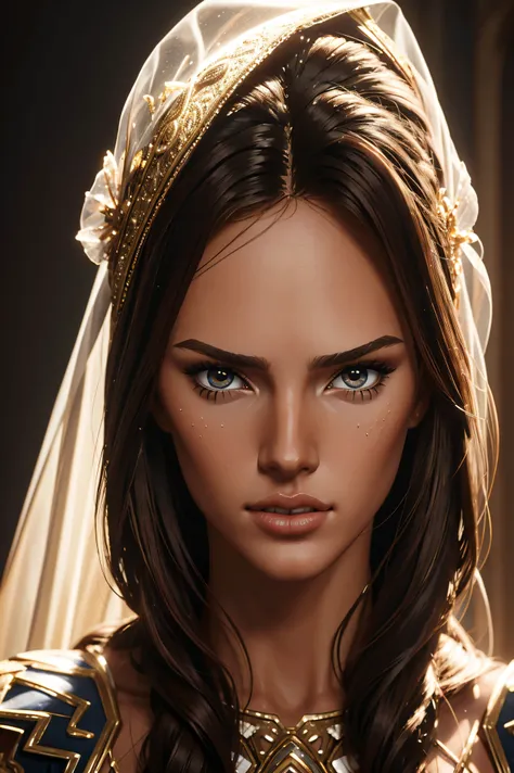 Alessandra Ambrosio, wearing doll costume transparent. professionally retouched, soft lighting, realistic, smooth face, perfect eyes, sharp focus on eyes, 8 k, high definition, insanely detailed, intricate, elegant. in a natural background.