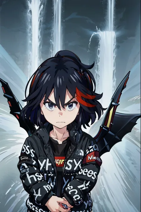 ryuuko matoi dripjacket
own hands together