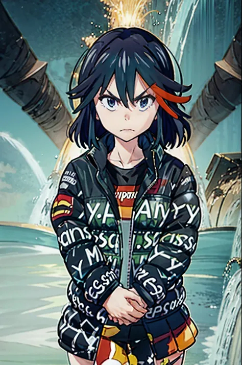 ryuuko matoi dripjacket
own hands together