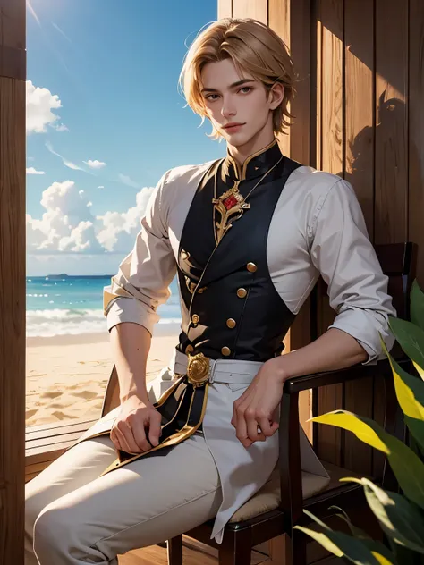 Nikolai is 20 years old, he has tanned skin, golden hair, shaved on one side and styled on the other, light brown eyes and slightly hooked nose, he has a beautiful face, &quot;outlined by the features of a fairy-tale prince&quot;. He is described as extrem...