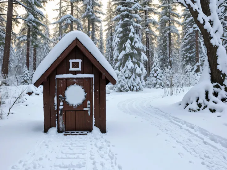 a fairy door in the snow stands in the middle of a winter forest. 7 facts, who are you doing with&#39;I don&#39;t want to agree.