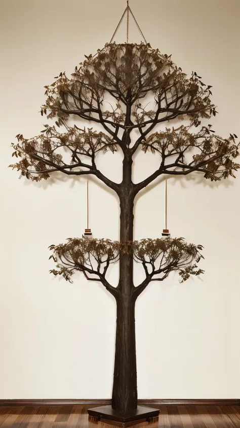 A family tree with wilting branches, each representing a year of perceived misery.