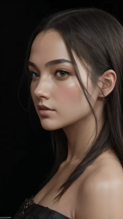 ((black background))､(model shooting style), (Highly detailed CG Unity 8K wallpaper), (world portraits&#39;The most beautiful artwork), (Medieval dresses), Professional majestic oil painting by Ed Blinky, liver gailan, Studio Ghibli, Author Jeremy Mann, Gr...