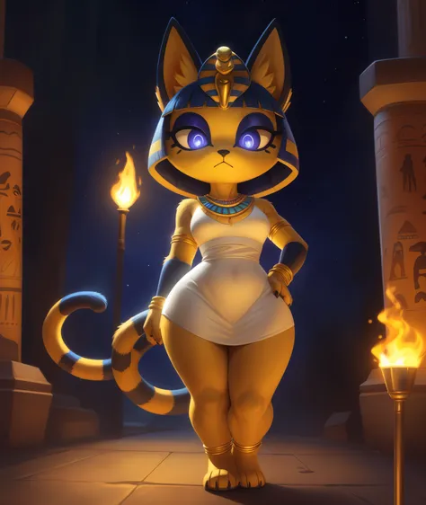 [ankha; animal crossing], [uploaded to e621.net; (pixelsketcher), (wamudraws)], ((masterpiece)), ((solo portrait)), ((full body)...