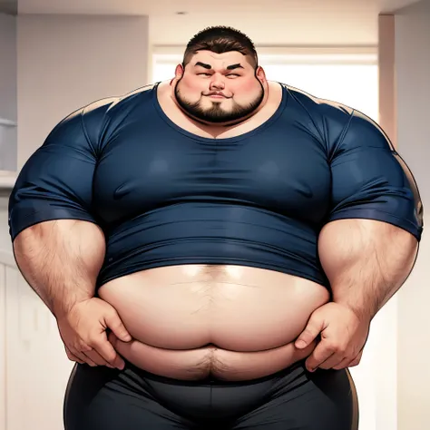 Fat man with a giant belly want to fuck a skinny littel girl 