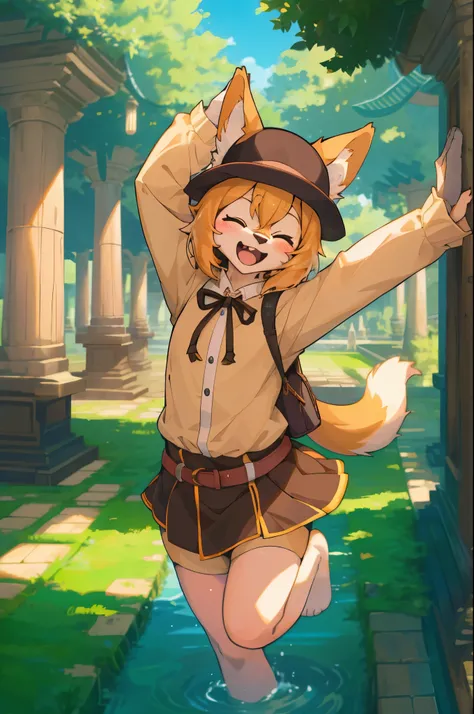 cover_page, super high resolution, detailed background, World Heritage Site, 6+boys, 6+girls, Happy, joyful, absurdres(Photos of solo travelers)(kemono, furry anthro),