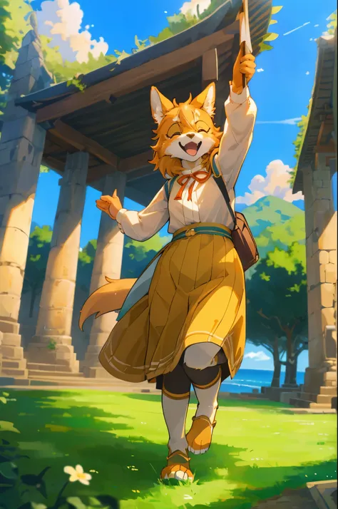 cover_page, super high resolution, detailed background, World Heritage Site, 6+boys, 6+girls, Happy, joyful, absurdres(Photos of solo travelers)(kemono, furry anthro),