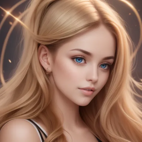 (best quality,4k,8k,highres,masterpiece:1.2),ultra-detailed,(realistic,photorealistic,photo-realistic:1.37),portrait,detailed facial features,huge blue eyes,long blonde hair,dark eyelashes,perfectly shaped eyebrows,rosy cheeks,flawless skin, seductive expr...