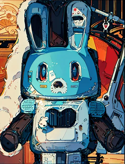 cute rabbit robot