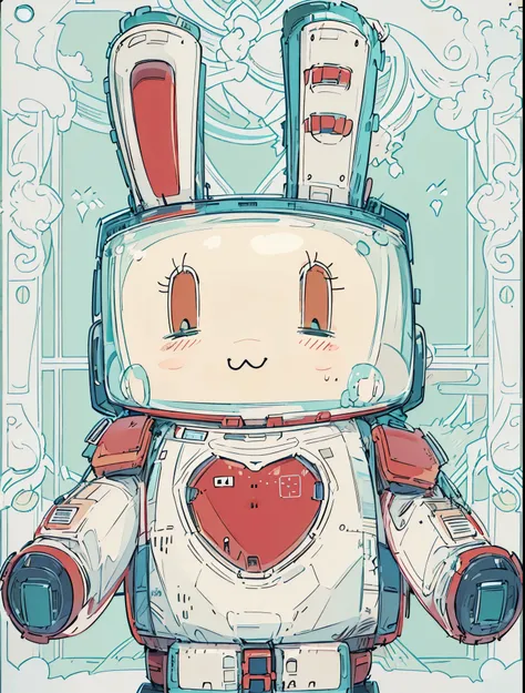 cute rabbit robot