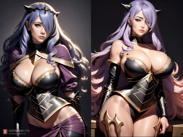 (((camilla))) (((de fire emblem )))(mega breast) (((enormes tetas)))((8k))),((cuerpo completo))((red head)))(((Amazing tits)))caliente, hermosa,((Hornie)), 8k, salpicaduras de color, arte lineal, Fibonacci, (((al estilo de la carta del tarot)))((estilo hum...