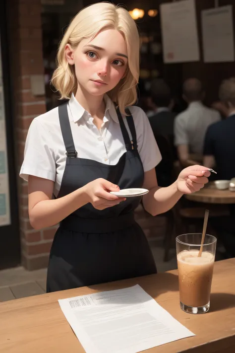 Most wait staff would have shooed him away, but Samantha paused, thinking of her own father who had passed a few years ago. He had lost his job and ended up destitute on the very same streets towards the end.