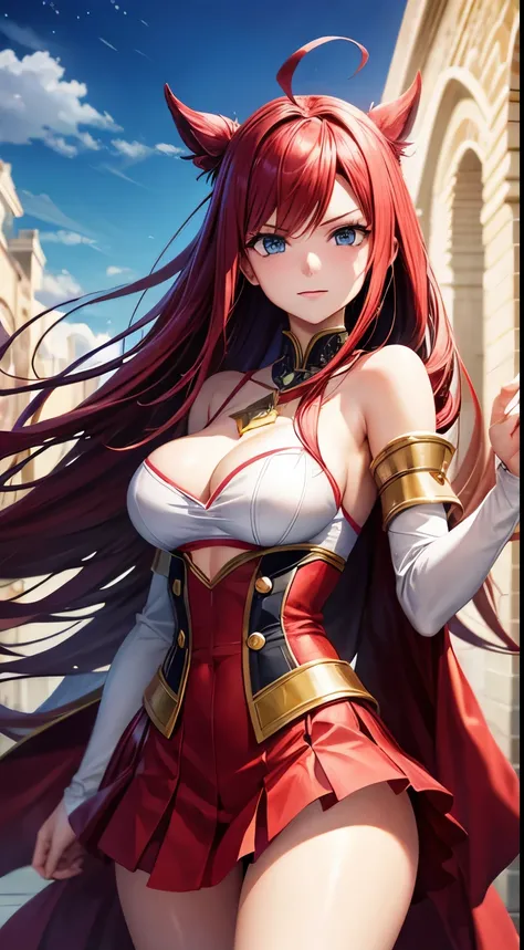 Masterpiace, Erza Scarlet, Anime Fairy Tail, closeup, cinematic lighting