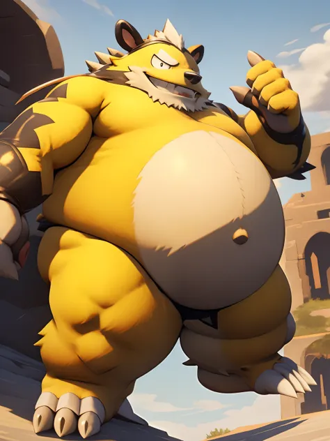 Alone，male people，chubbinesat minora，Upper body， Detailed pubic hair， A high resolution，， tmasterpiece，Excessive obesity，Obesity in the extremities，Lift your feet，foot in the air，sheath, Semi-erect,big  ball,飞在空中，sky，naked，fly，roadhog，Grizzbolt