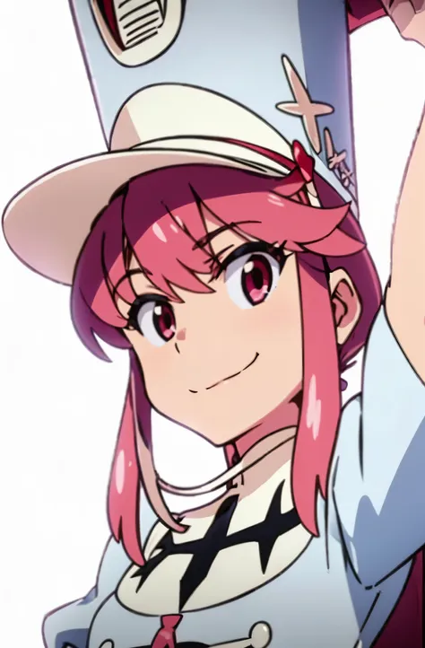 (((pixel-perfect, detail-perfect))), solo, 1girl,  nonon jakuzure, uniform, shako cap, smile, smug, looking at viewer