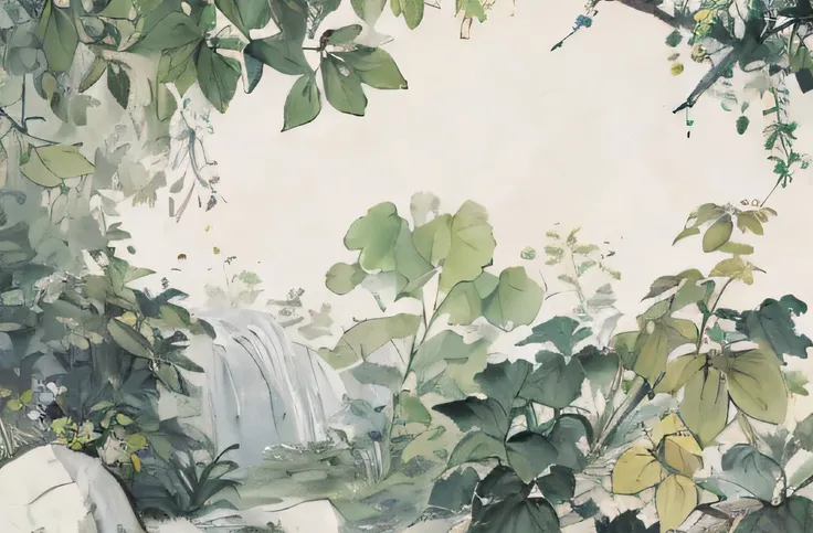 High resolution,background white,（Foliage plant）,An illustration,There are no people,There are no people