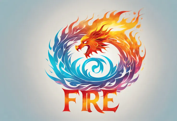 creative font design,(((logo:("fire")))),font design,draw letters with flame,dynamic,terrifying yet beautiful flame art,rich col...