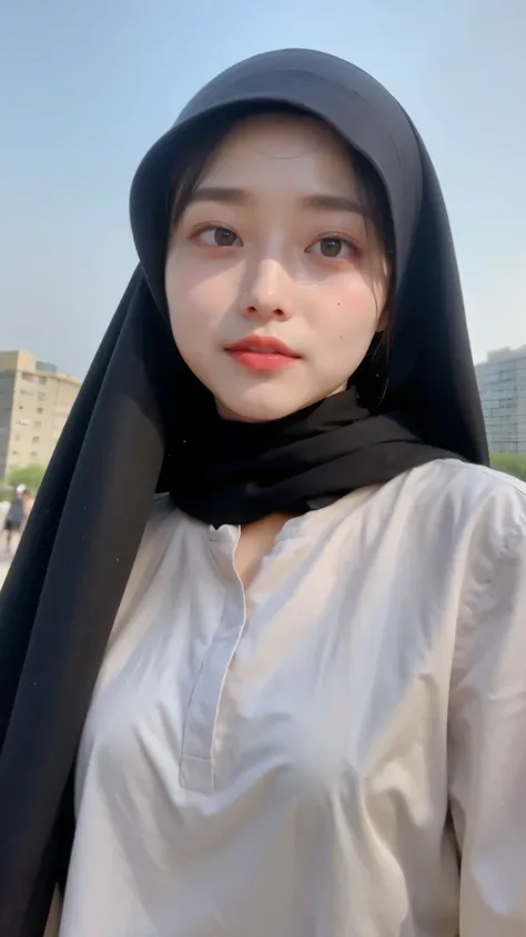 ((Best quality, 8k, Masterpiece :1.37)), (wear hijab girls), girls wear hijab, (girls wearing hijab moslem), beautiful face, face bukkake, 18 years old girls, hair black, ultra detailed face, ultra detailed body, slim body, lips smile, Beautiful detailed e...