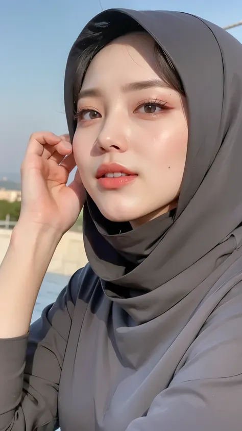 ((best quality, 8k, masterpiece :1.37)), (wear hijab girls), girls wear hijab, (girls wearing hijab moslem), beautiful face, fac...