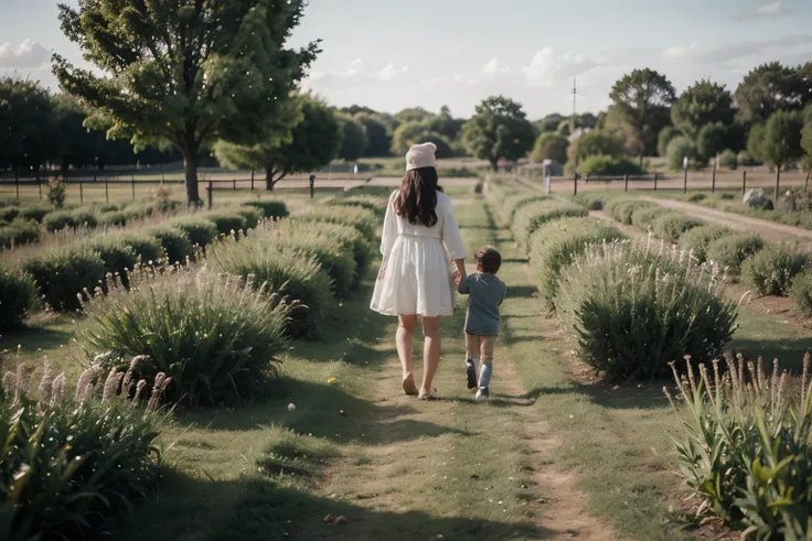 Banner para evento virtual, eslogan: El campo es el mundo y la buena semilla son los hijos del reino, toque virtual, uhd, fondo realista campo, semilla e hijo