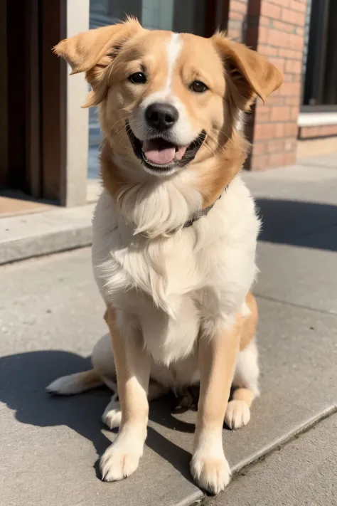 perro feliz, raza golden
