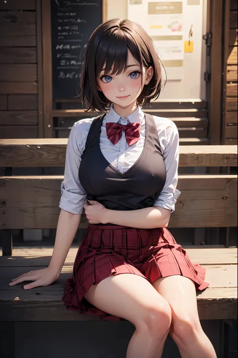 (8k, RAW photo, best quality, masterpiece:1.2), (realistic, photo-realistic:1.37), ultra-detailed,
1 girl,cute, solo,beautiful detailed sky,detailed cafe,night,sitting,dating,(nose blush),(smile:1.1),(closed mouth),large breasts, seductive smile, large apa...