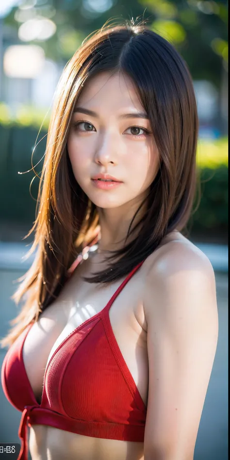 极多suckers，suckers，Sunny Beach Culture，Image gallery，A girl who dresses extremely conservatively，She is the most beautiful girl here，Upper body close-up，The picture is extremely realistic，（Very detailed），Add details，再Add details，（Very realistic skin texture...