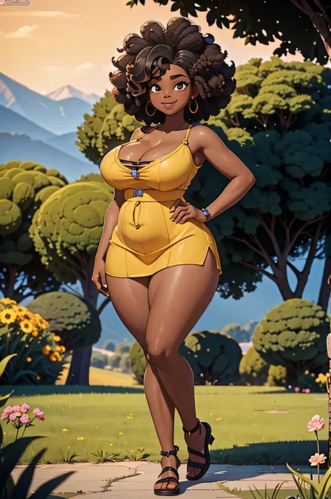 HD, dark skinned, young girl, age 8, humanoid, honey, black afro hair, (((afro hair))), Jackie Parris, ((((Jackie Parris)))), full body cgsociety, 3 d character art, full character body, detailed full body concept, stylized character, erotica, ((young girl...