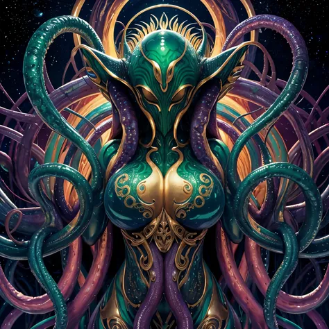 ｛NEO GOD｝｛an alien｝｛Chemicals｝｛Deities｝｛vhorrified｝｛Deities々Right｝｛Beautiful shape｝｛an oil painting｝｛hight resolution｝｛devastated｝｛Buddha｝｛Rainbow flesh｝｛Ultimate form｝｛Another dimension｝｛kosmos｝｛mistic｝masterpiece , best quality , ultra-detailed｛cthulhu m...