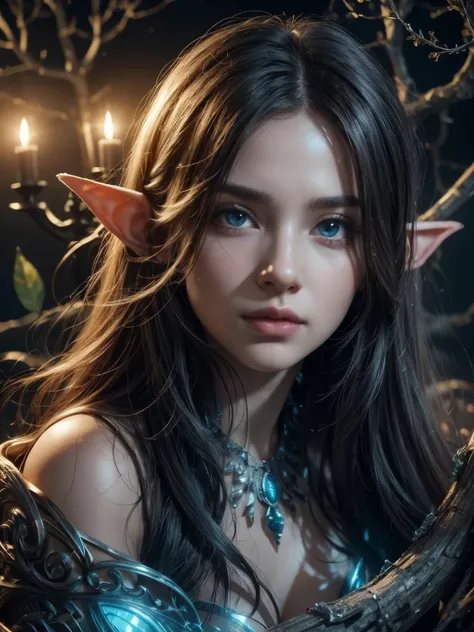 (best quality, 4k, high-resolution, masterpiece:1.2), ultra-detailed, realistic, radiant lighting, epoch elves, portraits, fanta...