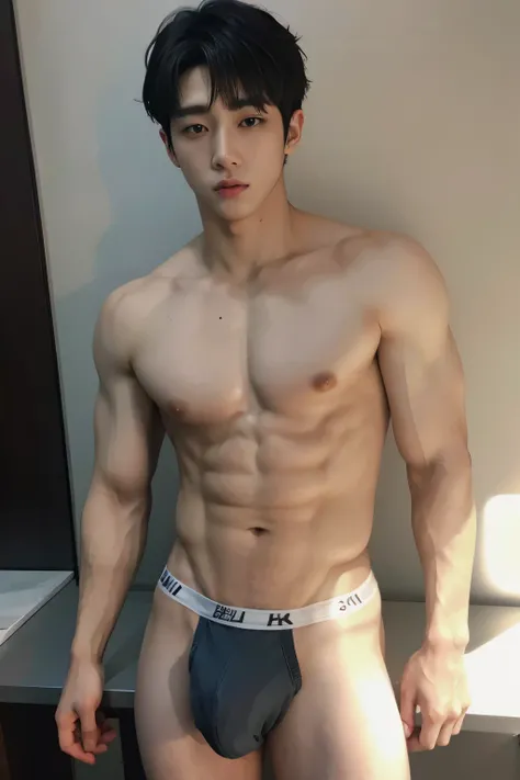 HOMEM COREANO, twink boy, PEITO MUSCULAR, volume na cueca, bulge,   grande,