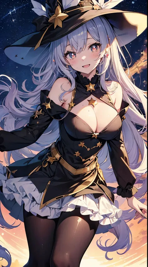 (((星野アイ))),((推しの子)),
masterpiece, best quality,ultra detailed,Full limbs,
anime moe art style,ultra detailed face,
(ultra detailed eyes,beautiful black eyes),
1girl,rori,small girl,open mouth,
messy curly ravishing silver super long hair,
((((star-shaped p...