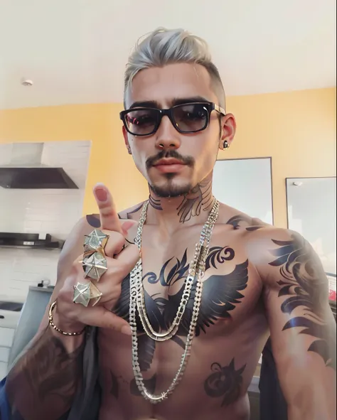 there is a man with a tattoo on his arm taking a selfie, david rios ferreira, luis melo, inspired by Nathan Oliveira, caio santos, andrea rocha, andres rios, tony sandoval, edu souza, carmelo blandino, icaro carvalho, tony sandoval. 8 k realistic, nick sil...