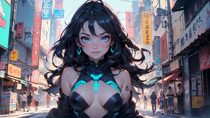  hacker,(((1 garota))),((anime girl with extremely bonitinho and beautiful cabelo prateado walking sedutorly down the street)),

(seios grandes:1.4),Saggy breasts,(((cabelo prateado:1.35,cabelo liso,cabelo longo:1.4,cabelo interno colorido,ear breathing)))...