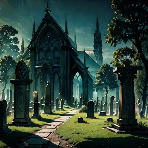Cimetiere gothique