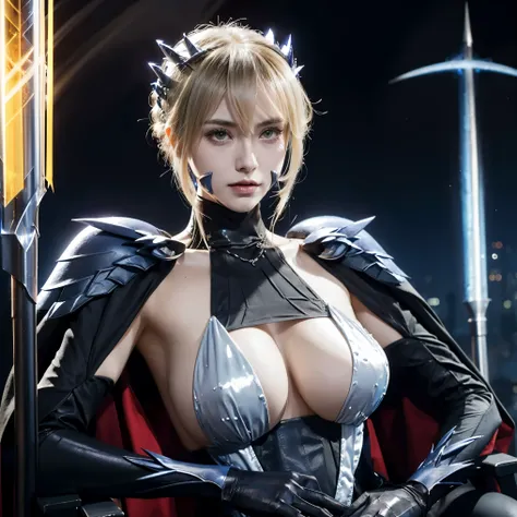 Artoria Pendragon、Lancer Alter、spear alter、Artoria Pendragon, Artoria Pendragon(lancer alter)、beautiful face, lancer alter、1 girl,Supervillains、elegant adult woman、warい、war、leotard