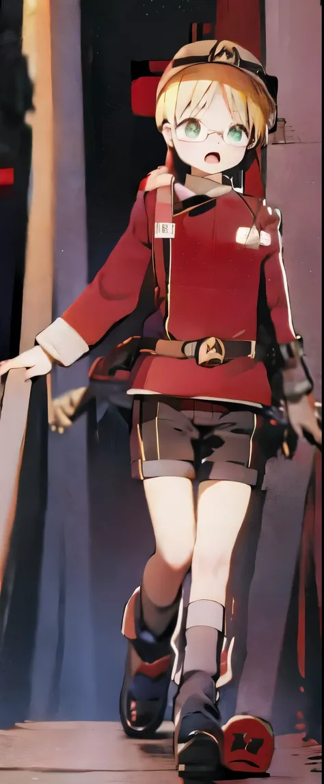 rikomia, red wokunf uniform