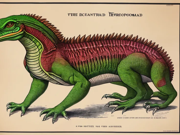 victorian era scientific very labeled colored drawing detailed anatomical illustration of an imaginary creature alien ghost lizard hybrid