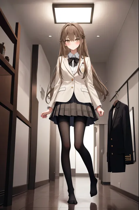 finest, masterpiece, high resolution, (full body view from head to toe), front, frontやや下からの構図, symmetrical, 18 year old tall gir...