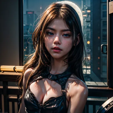 ((UnrealEngine5 epic masterpiece, ultra best quality, detailed, ultra sharpness focus, ultra high-resolution, ultra high-definition, UHD, HDR, vibrant DSLR vivid moonset)), colorful lighting, Evelyn Celebrian, blackess elf fw.evelyn tanmed epic eyes breast...