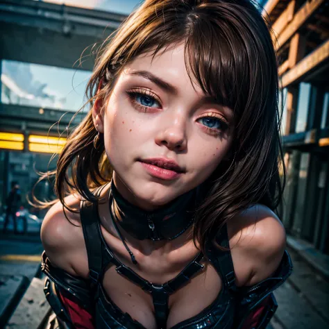 ((UnrealEngine5 epic masterpiece, ultra best quality, detailed, ultra sharpness focus, ultra high-resolution, ultra high-definition, UHD, HDR, vibrant DSLR vivid moonset)), colorful lighting, Evelyn Celebrian, blackess elf tanmed skin epic eyes breasts pub...