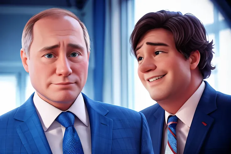 Putin and Carlson 