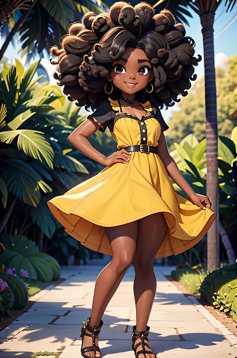 HD, dark skinned, young girl, age 8, humanoid, honey, black afro hair, (((afro hair))), Jackie Parris, ((((Jackie Parris)))), full body cgsociety, 3 d character art, full character body, detailed full body concept, stylized character, erotica, ((young girl...