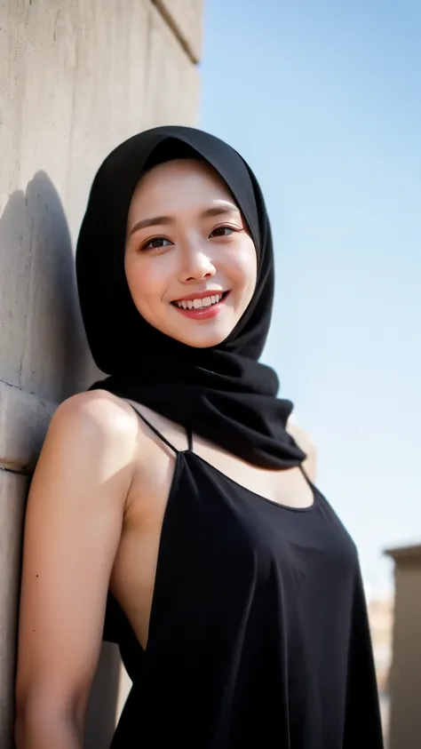 black hijab collor, ((best quality, 8k, masterpiece :1.37)), (wear hijab girls), girls wear hijab, (girls wearing hijab moslem),...