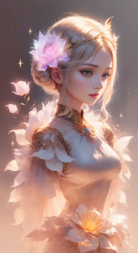 castle in the distance、face is in front、look at the camera、profile、8K、real photos、ultra high resolution, master parts, highest quality, ticker , cinematic images,nice girl、Ann、16 only、Annグロサクソン、double eyelid、droopy eyes、very big eyes、eyes are purple、dark e...